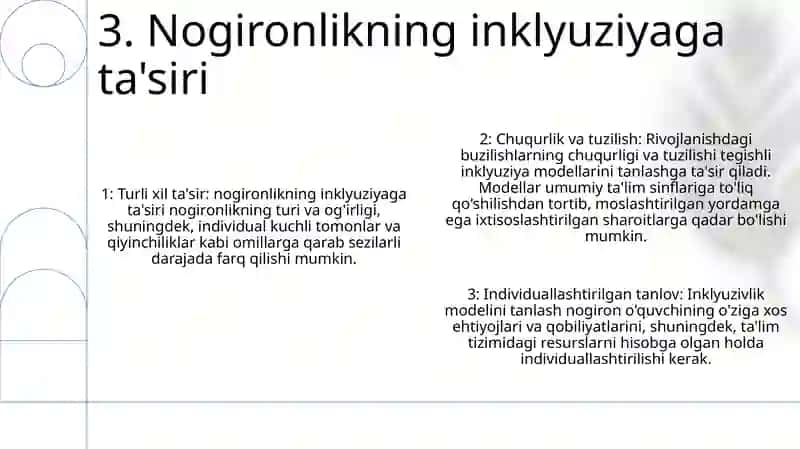 Inklyuziv modellarning umumiy ko'rinishi 4