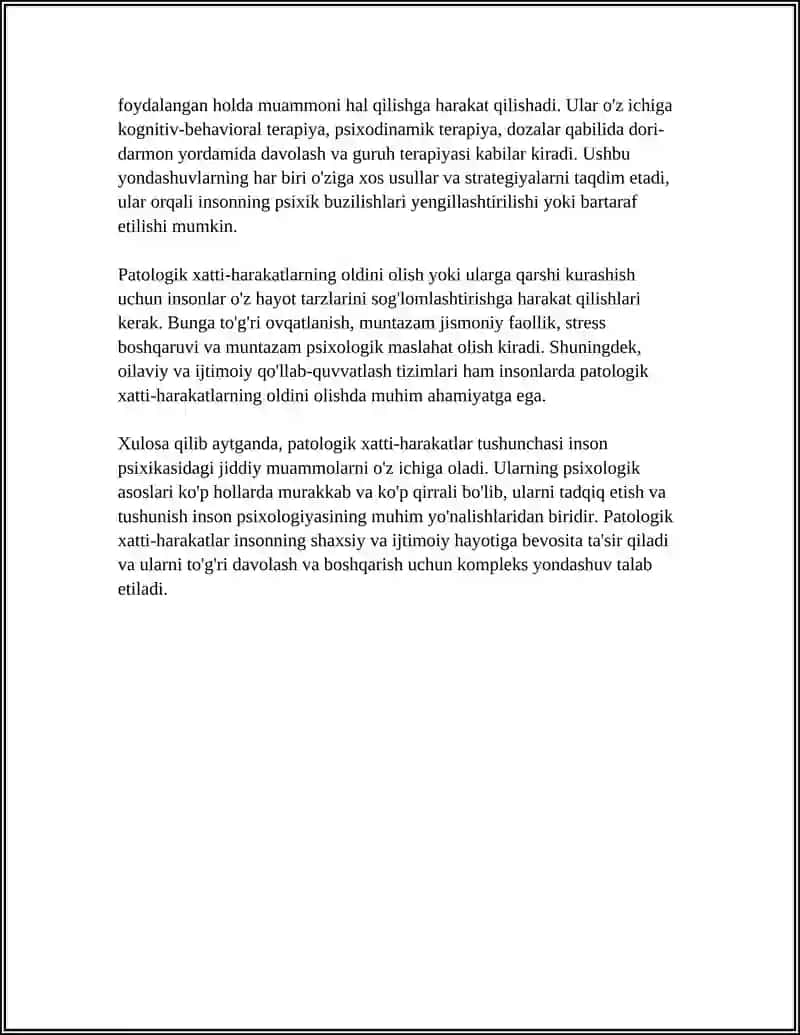 INSON PATALOGIYASI HAQIDA TUWINCHA PSIXALOGIYDADAN 4