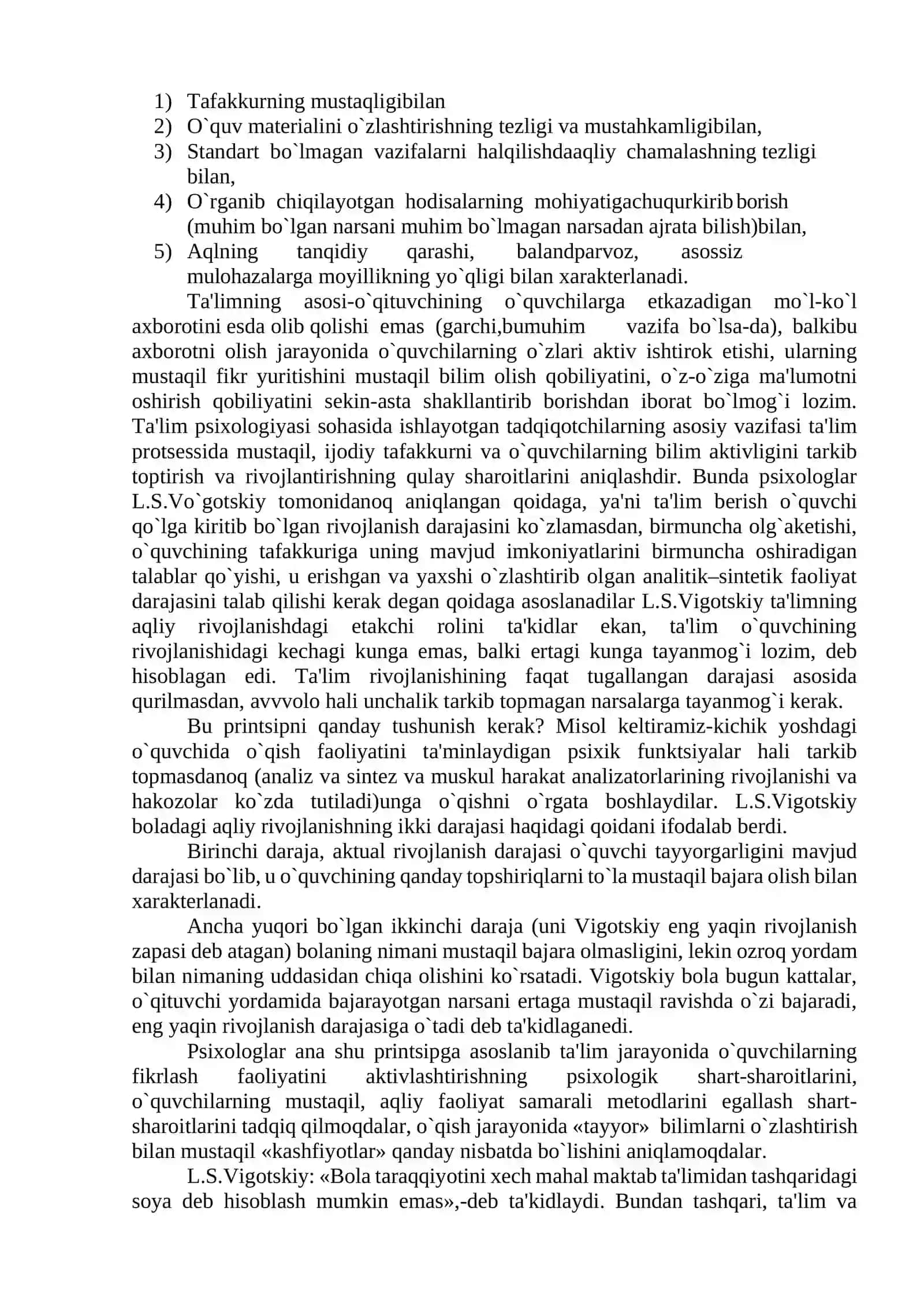 Ta’lim psixologiyasi haqida tushuncha 4