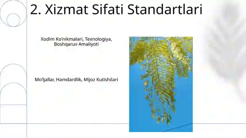 Xizmat sifatini o'lchash va yaxshilash 4