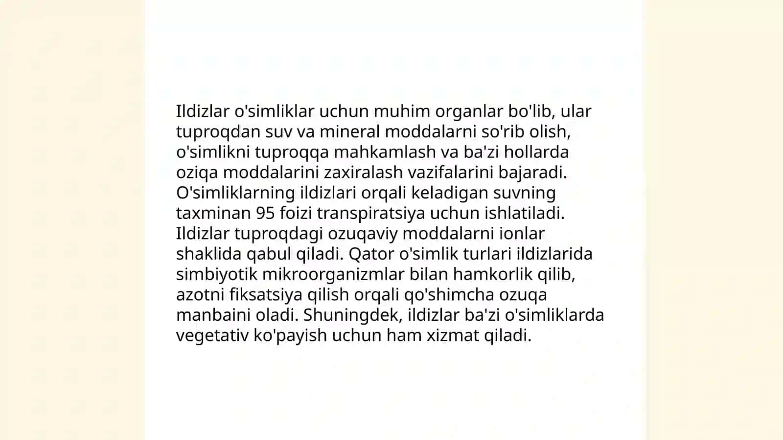 O'simlik organlarini taqqoslash 4
