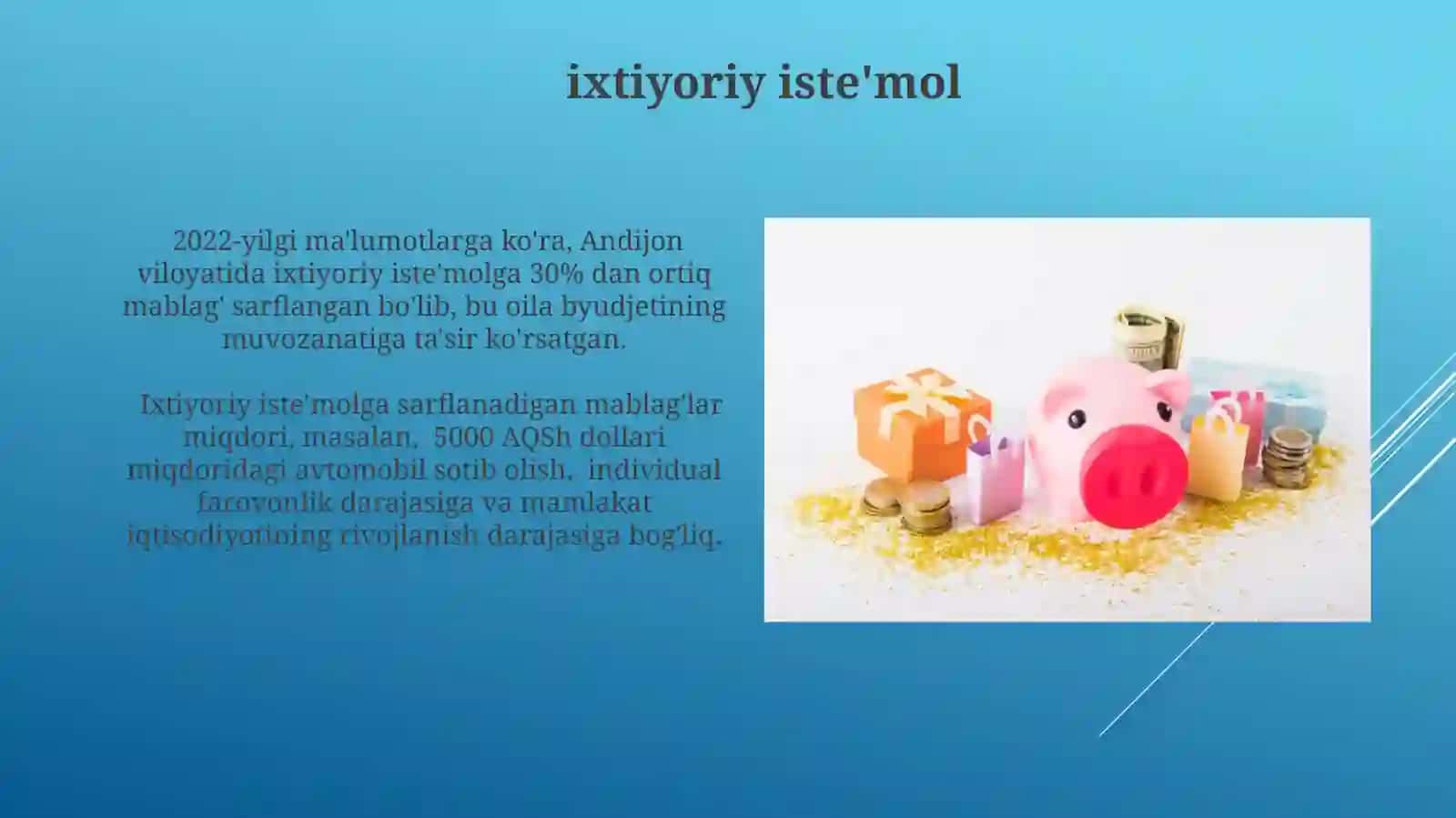 IsteʼmolvaJamgʻarmavaularningturlari 4