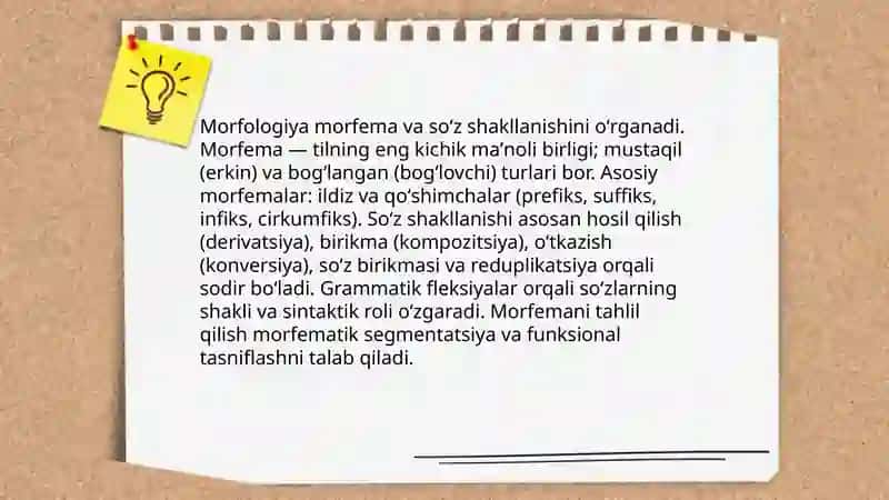 Grammatik til strukturasini o'rganuvchi soha sifatida 4