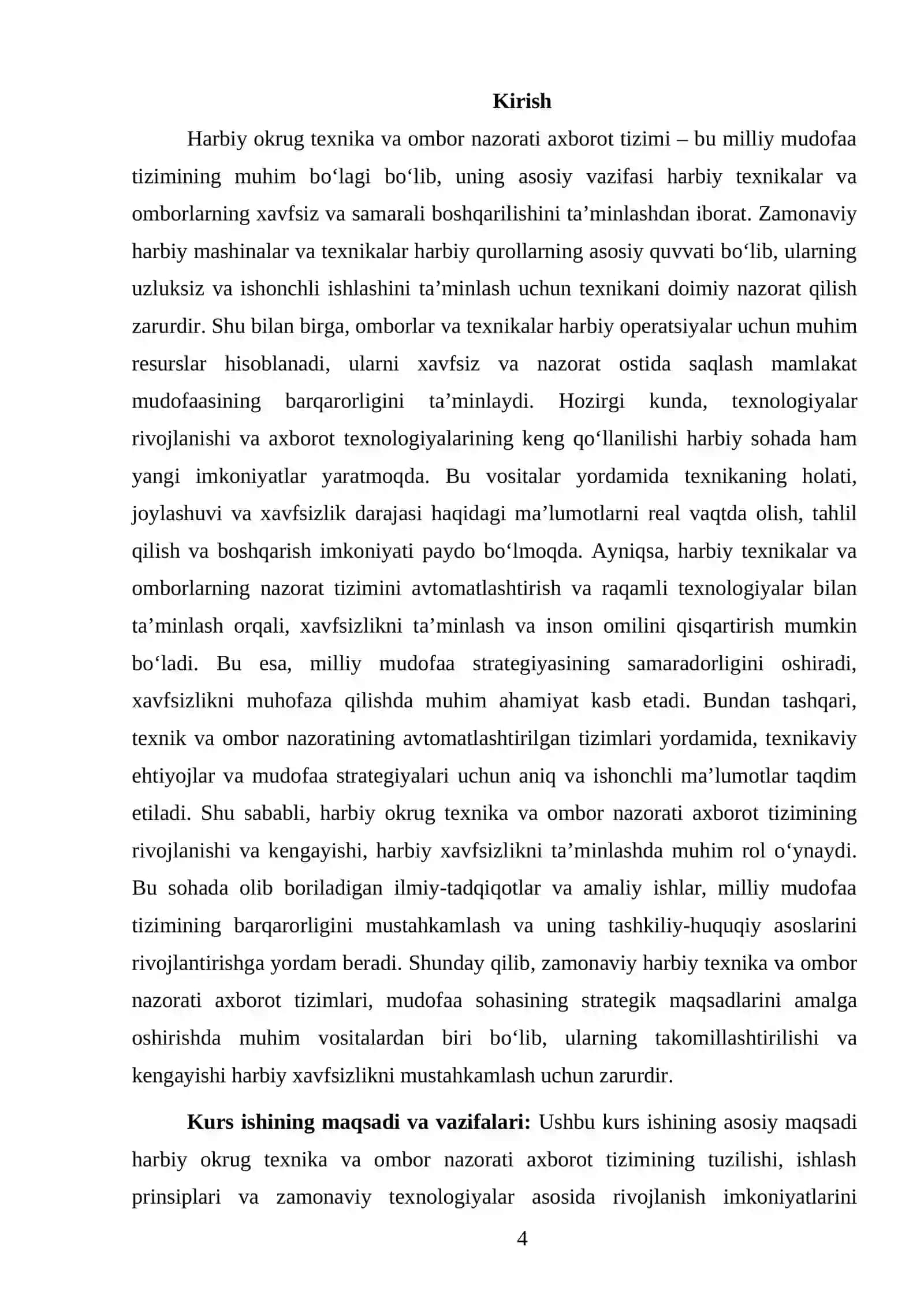 HARBIY OKRUG TEXNIKA VA OMBOR NAZORATI AXBOROT TIZIMI 4