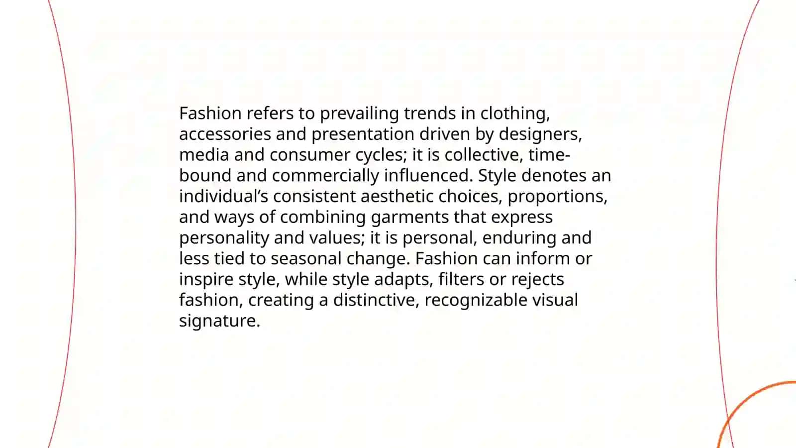 What is Fashion? 4
