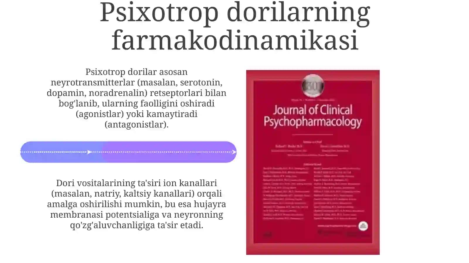 Psixotrop dori vositalarning klinik farmakalogiyasi 4