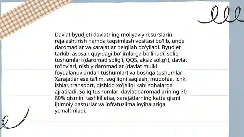 Davlat moliyasining iqtisodiy mohiyati 4