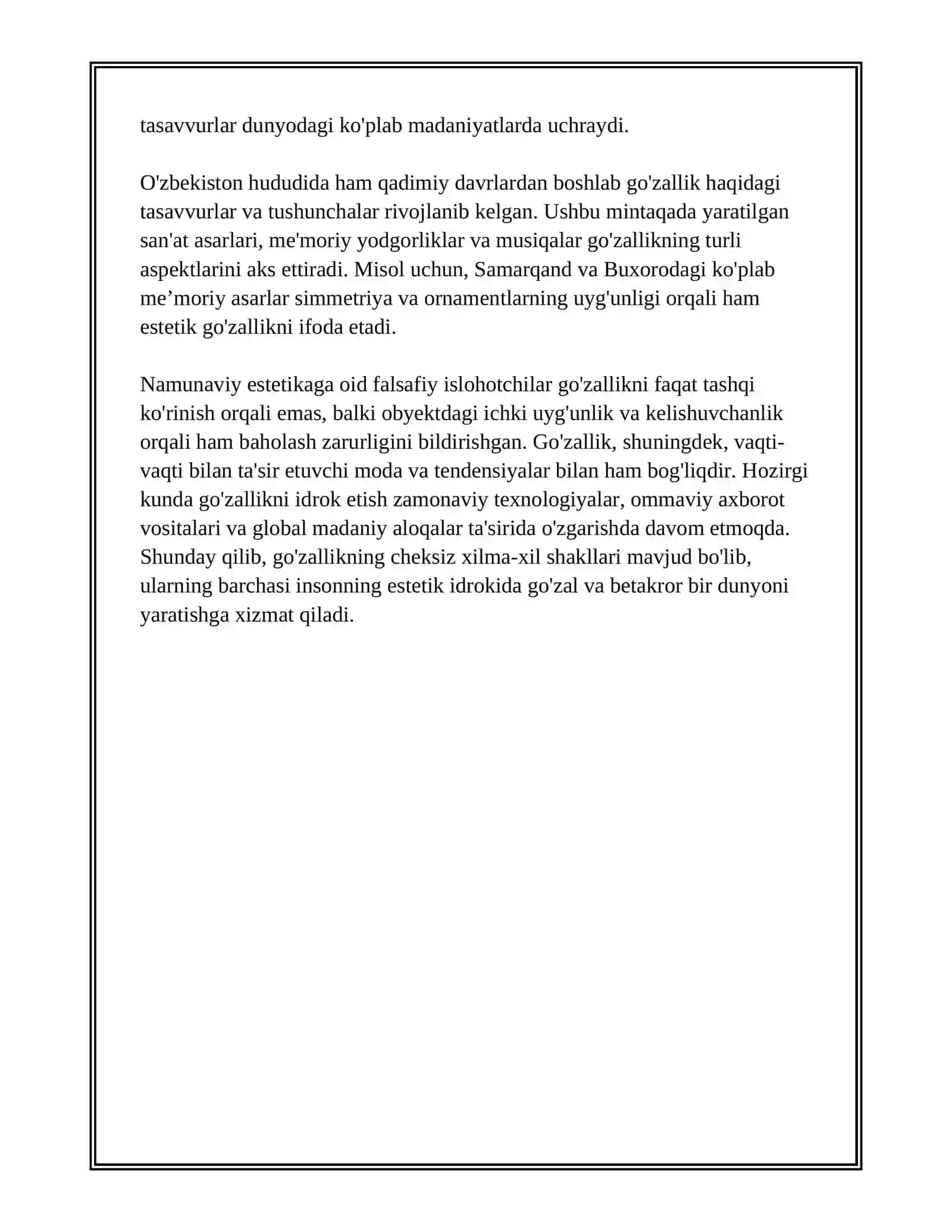 ESTETIKANING ASOSIY KATEGORIYALARI 4