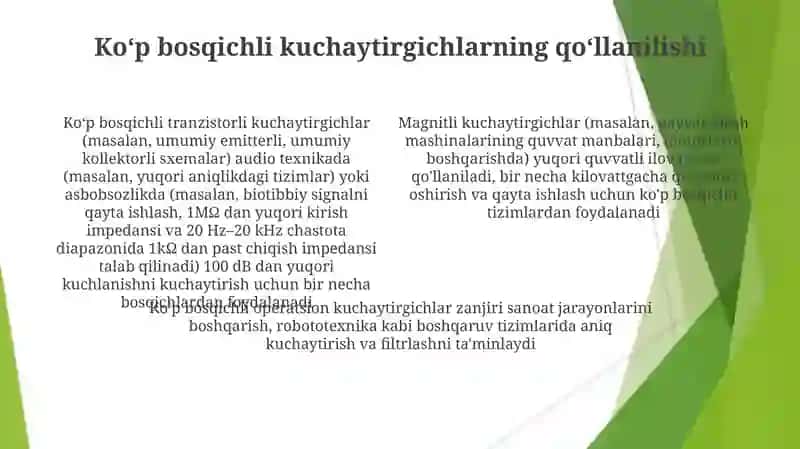 Koʻp kaskadli magnit kuchaytirgichlar 4