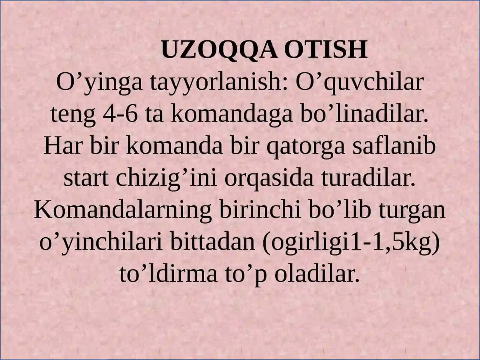 Sport o’yinlari 4