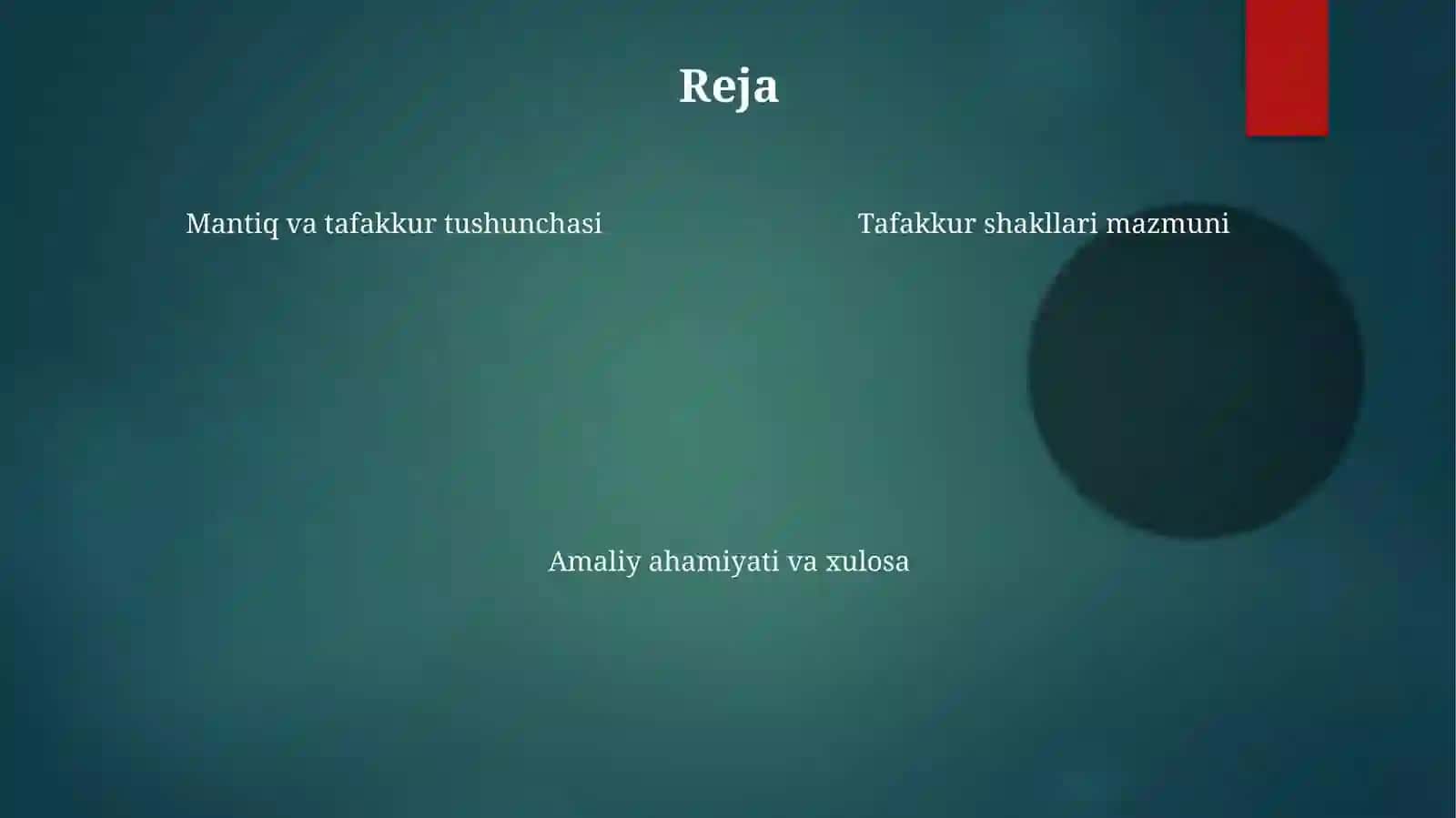Mantiq va Tafakkur 4