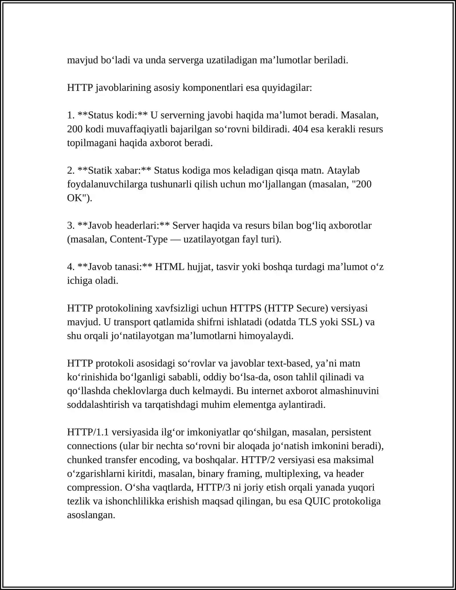 AMALIY POG'ONA PROTOKOLLARI HTTP, SNMP, BIT TORRENT 4