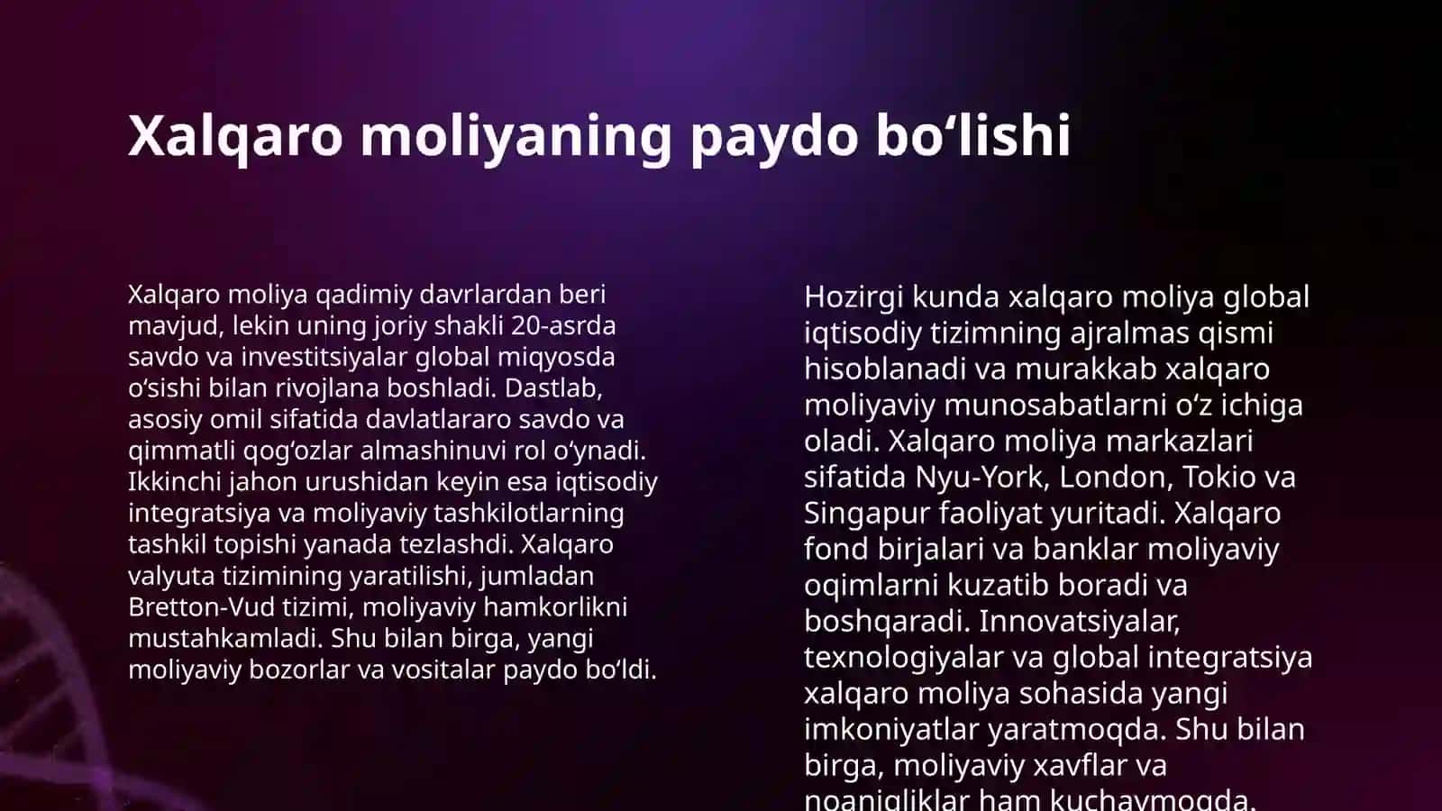 XALQARO MOLIYA TUSHUNCHASI VA UNING ASOSIY BELGILARI 4