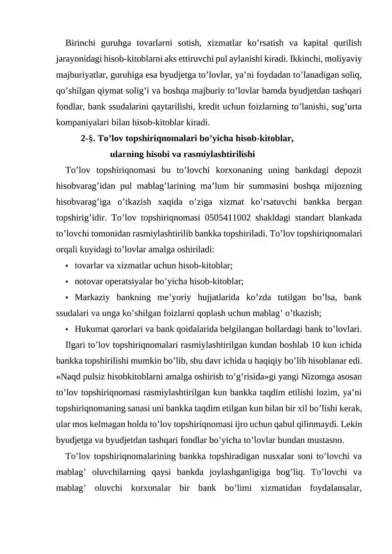 NAQT PULSIZ MABLAG’LARNING BERILISHI 4