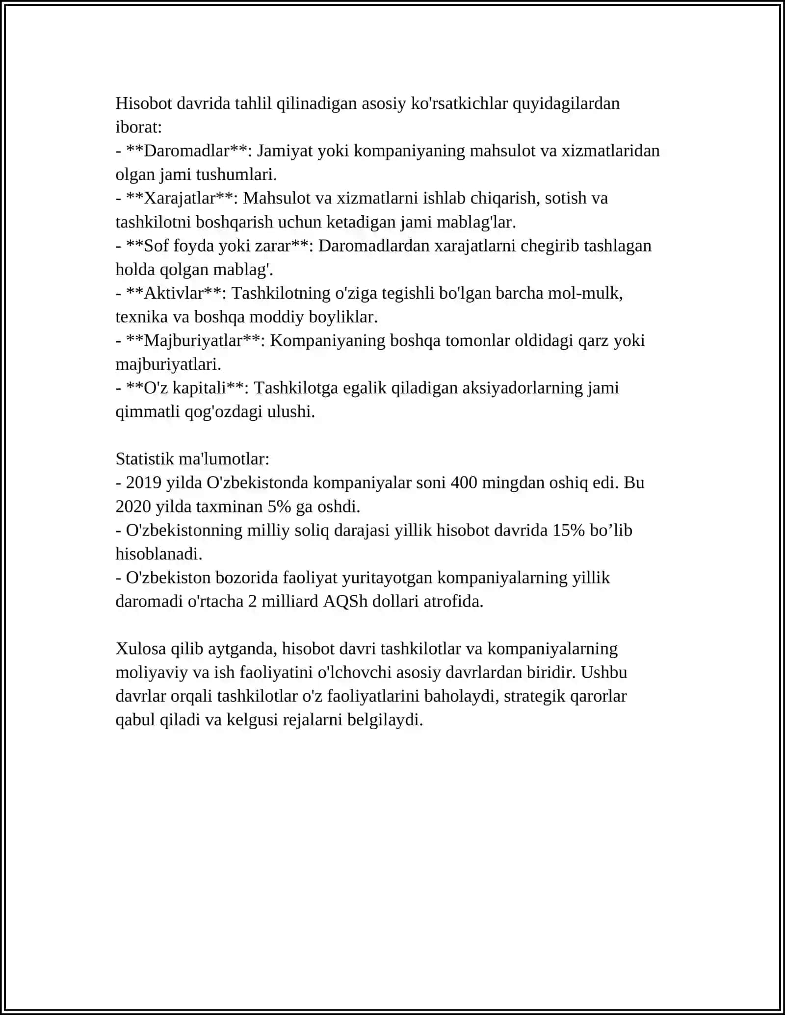 MOLIYAVIY HISOBOT ELEMENTLARI 4
