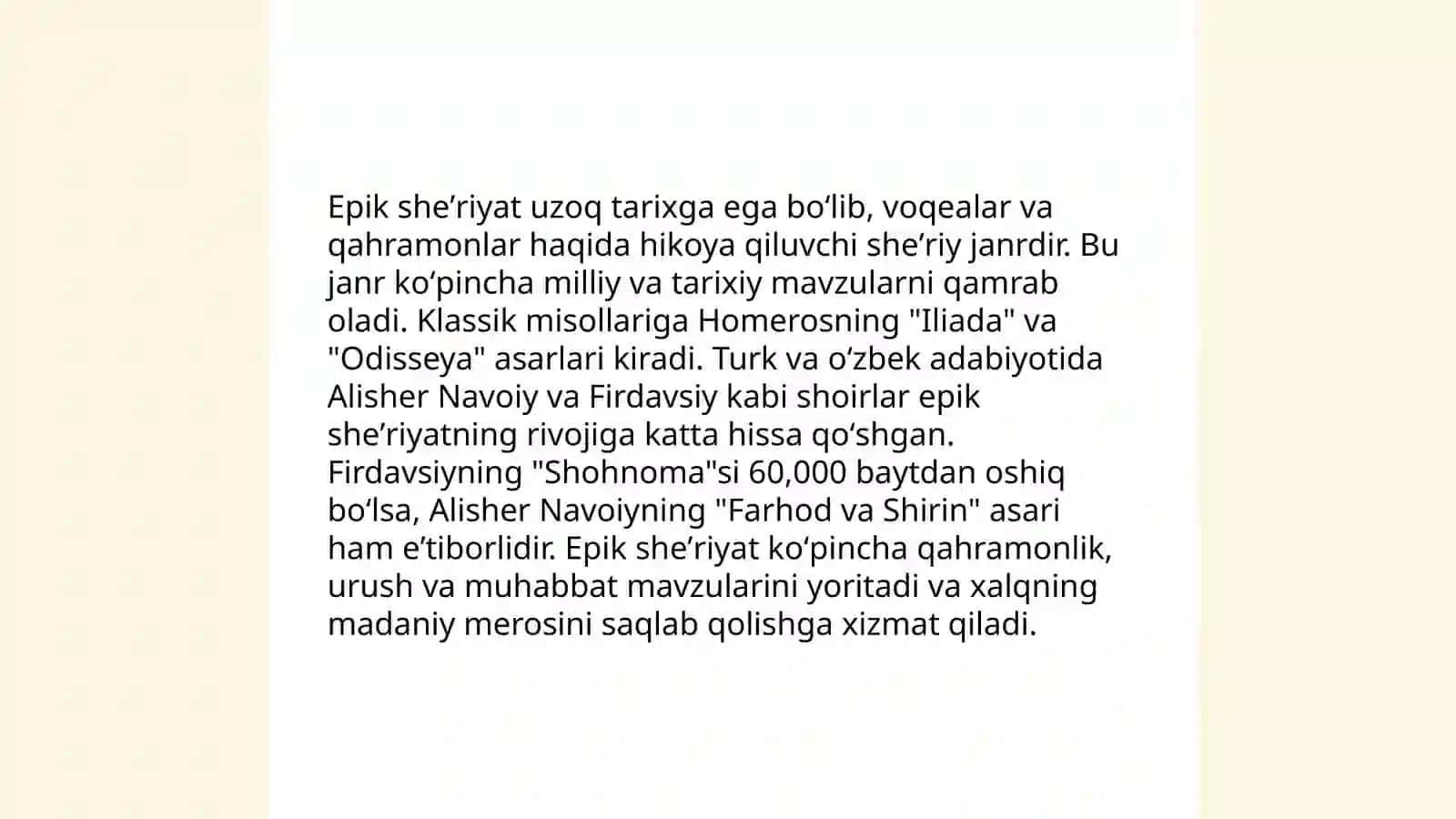Hozirgi sheʼriyat janrlari 4