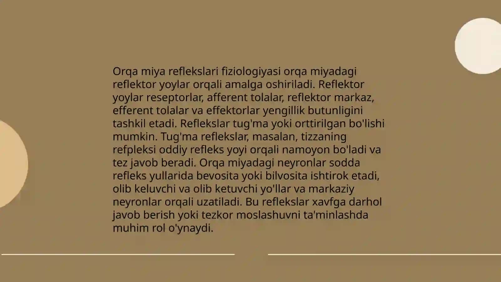 Orqa miya riflekslari 4