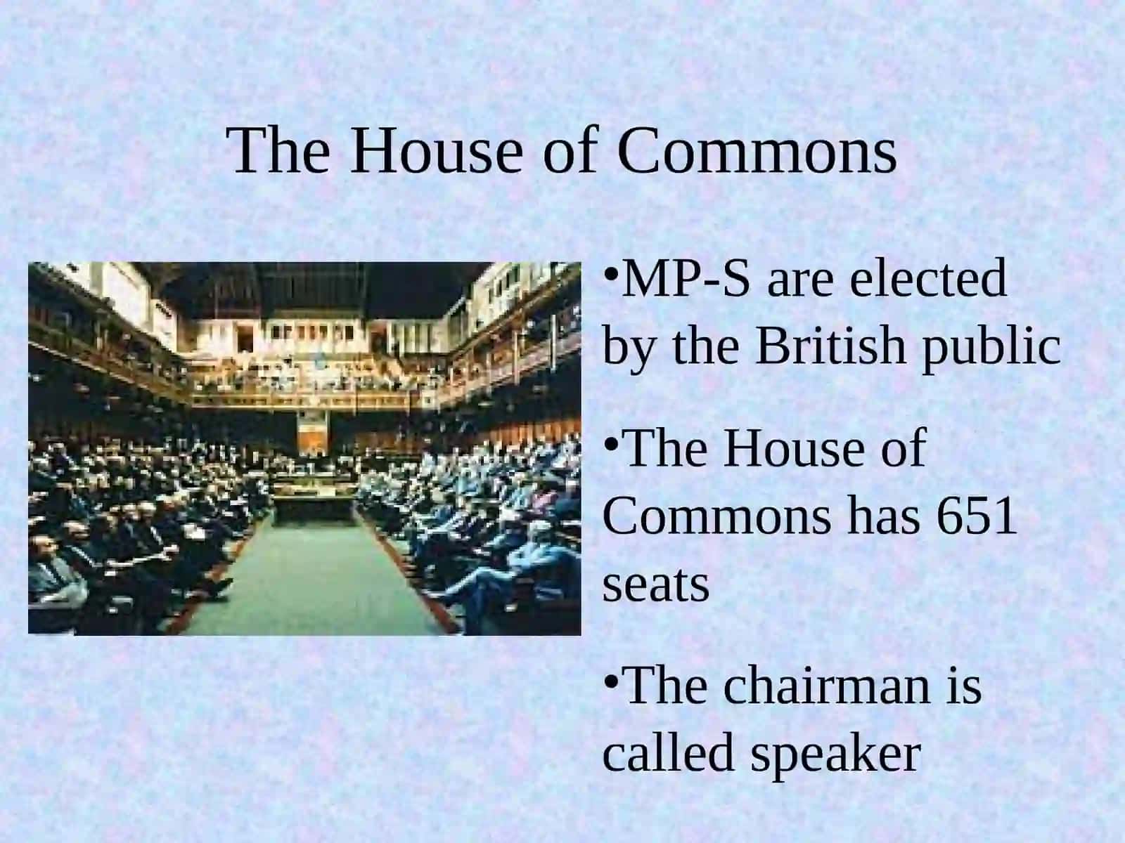 Political system of Great Britain 4