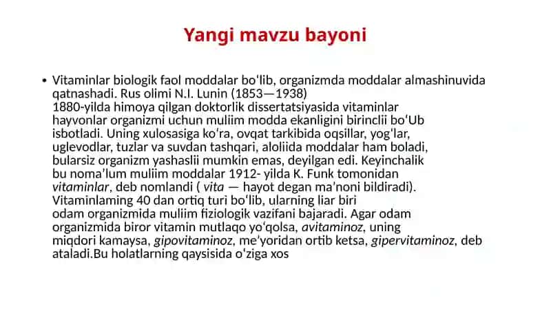 Vitaminlar va ularning ahamiyati 4