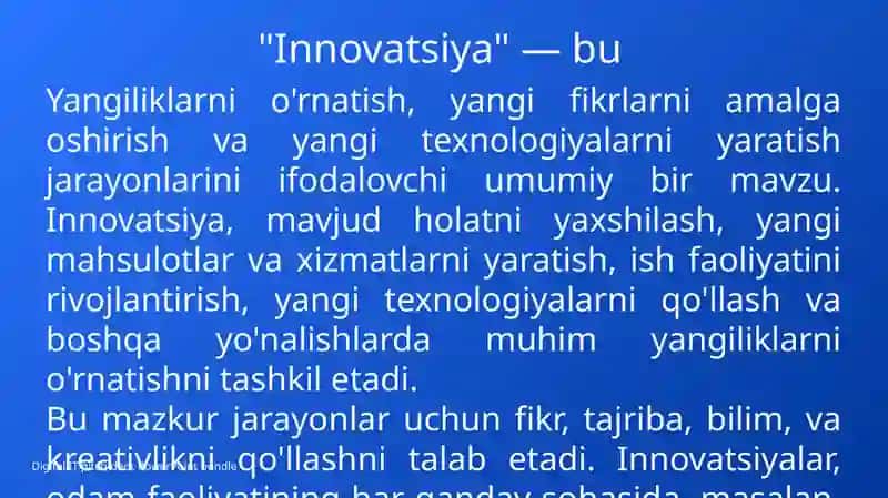 Davlatning innovatsiya siyosati 4