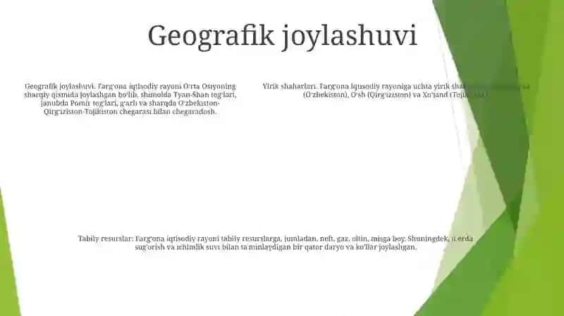 Fargona Iqtisodiy Rayoni 4