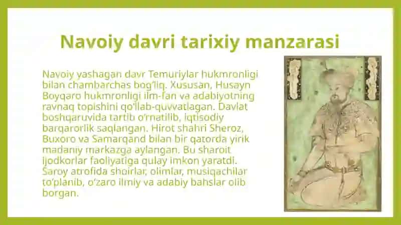 Navoiy davrida adabiy muhit 4