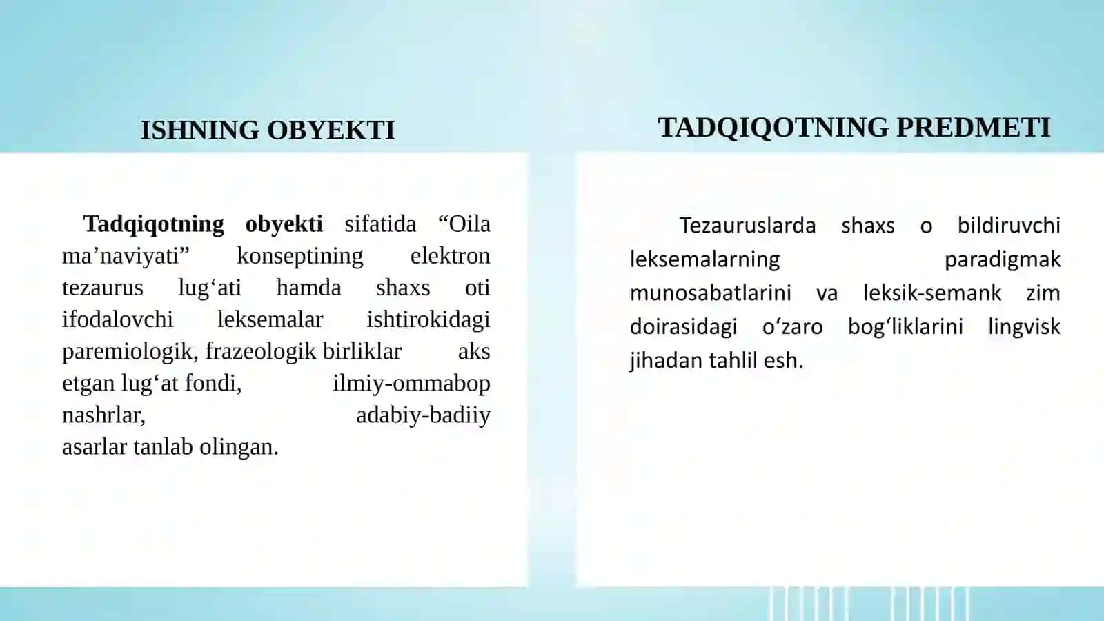"Tezauruslarda Shaxs Oti Bildiruvchi Leksemalarning Paradigmatik Munosabati" 4