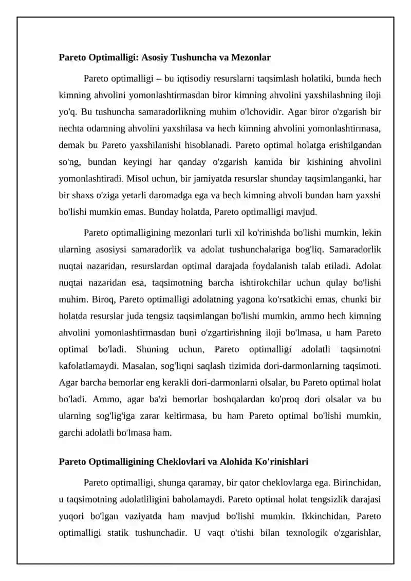 Pareto optimalligi 4