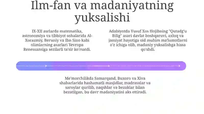 IX-XII asrlardagi Renessans va buyuk olimlar 4