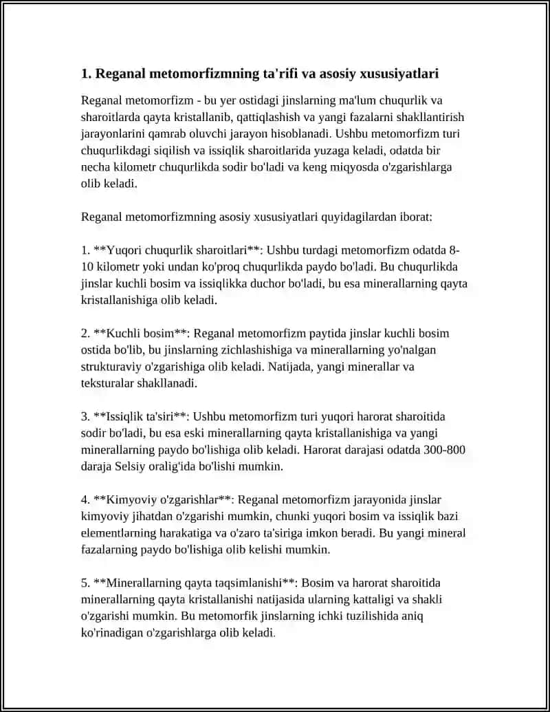 REGANAL METOMORFIZM 4
