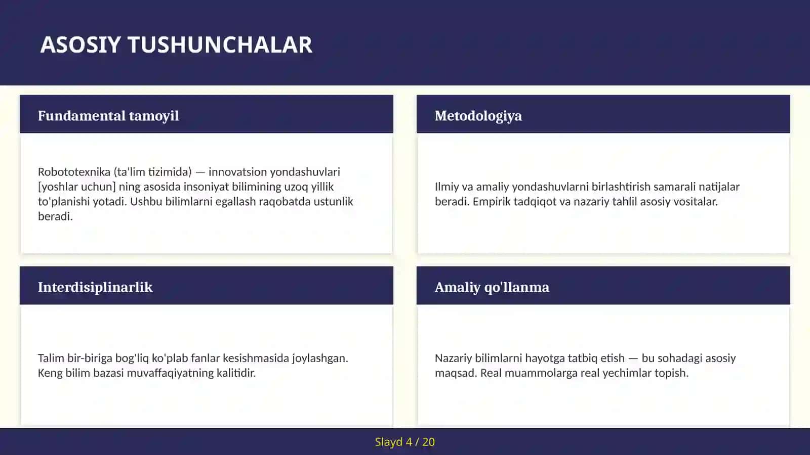 Robototexnika (ta'lim tizimida) — innovatsion yondashuvlari [yoshlar uchun] 4