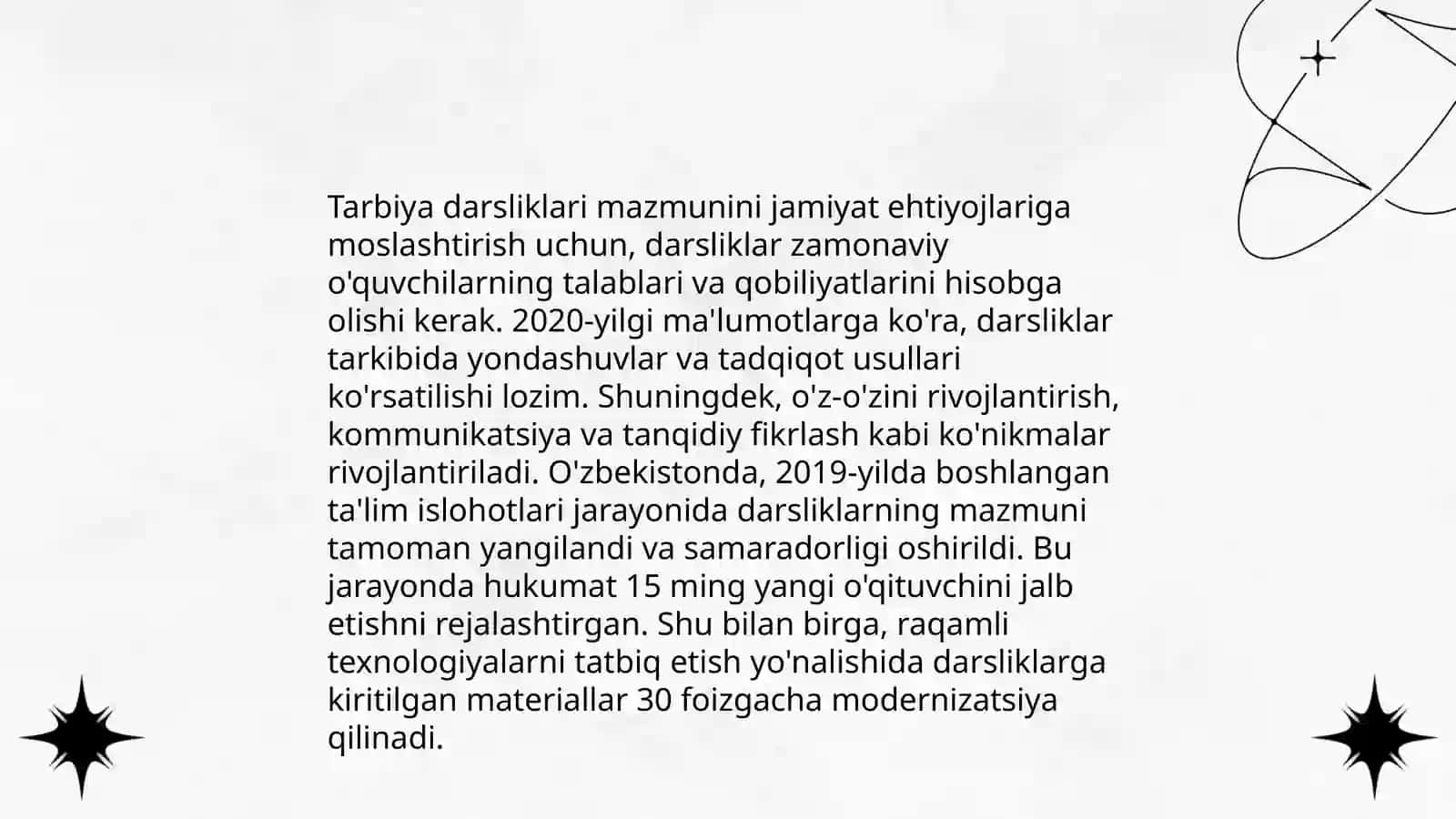 Tarbiya Darsliklarining Tahlil Qilish 4