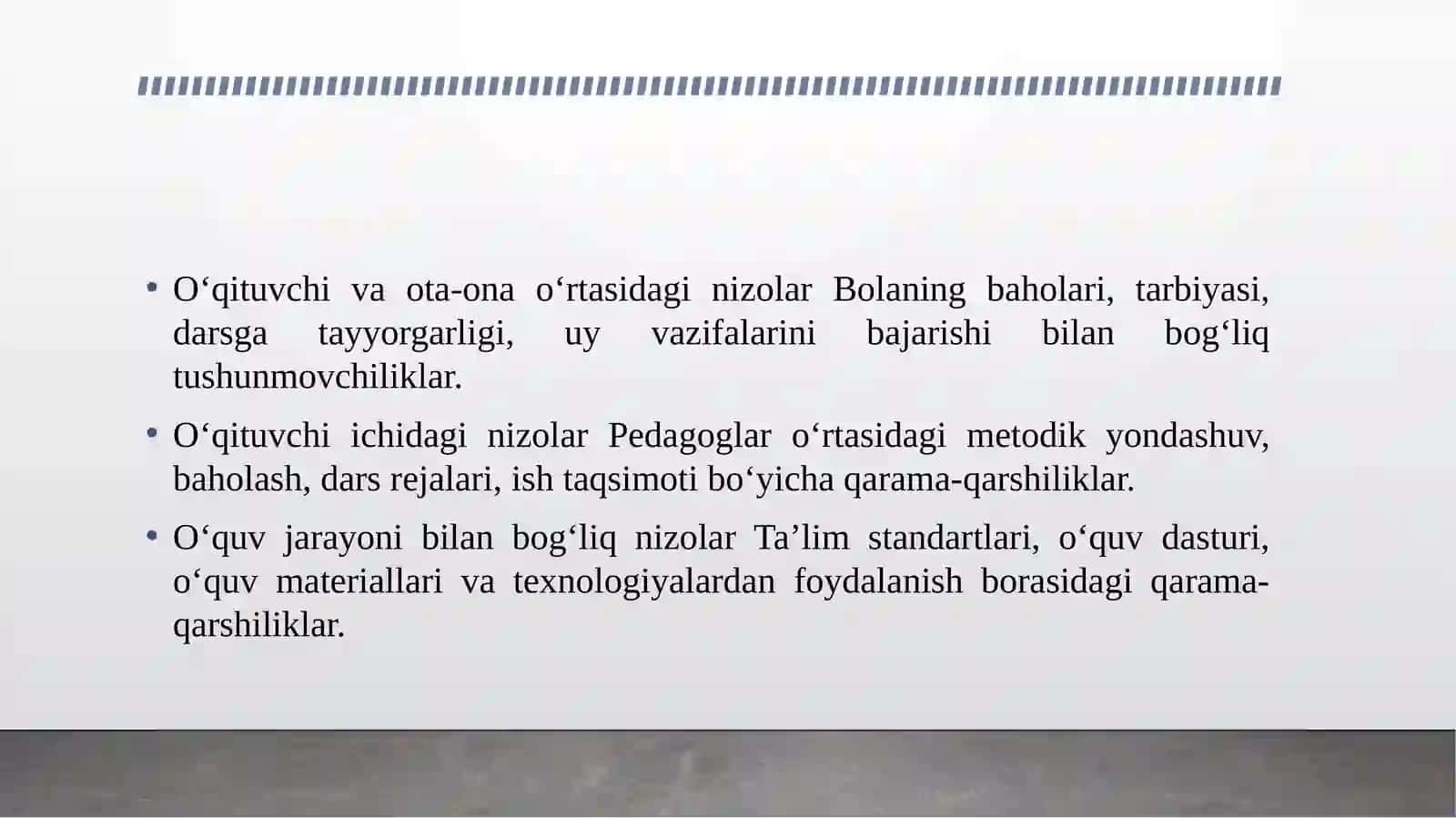 Pedagogik nizolar 4