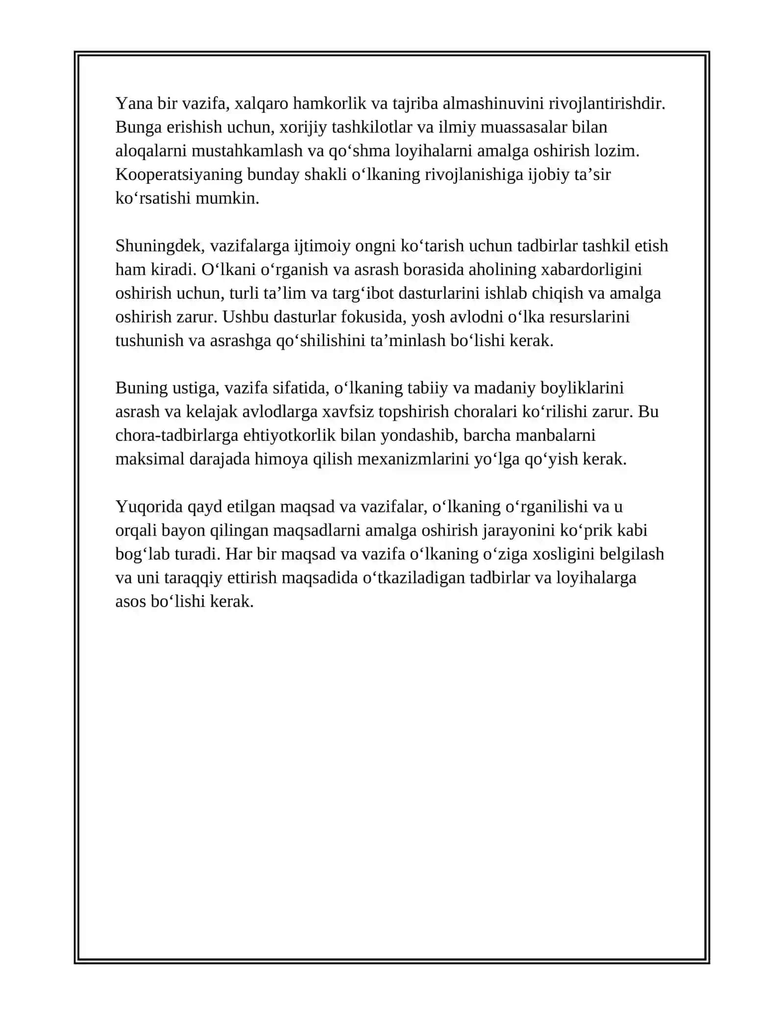 OʻLKANSHUNOSLIK BURCHAGI TASHKIL ETISH 4