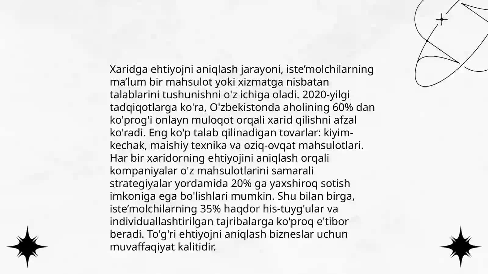 Xaridlar jarayonini tashkil etish bosqichlari 4