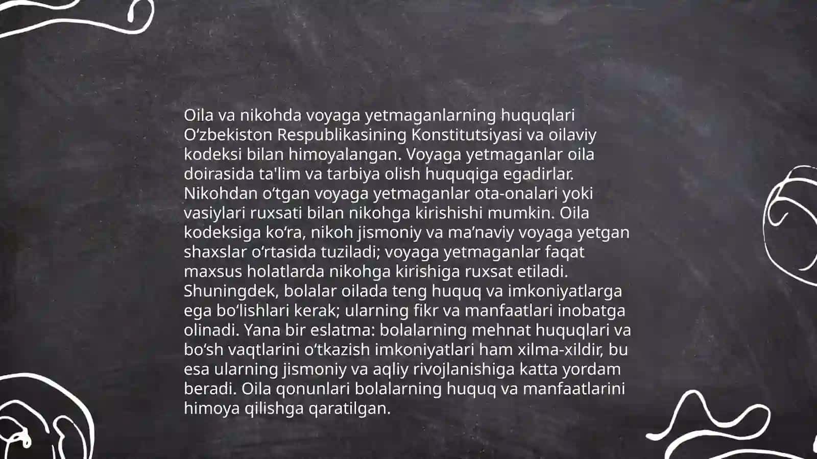 Voyaga yetmaganlarning huquqlari 4