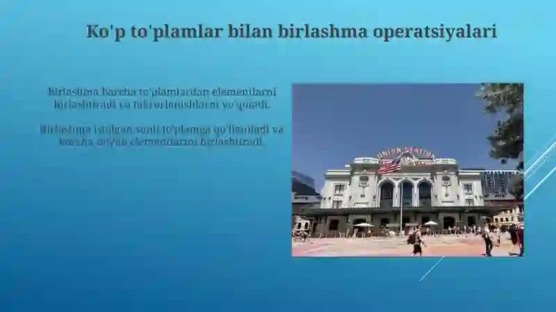 To'plamlar birlashmasi 4