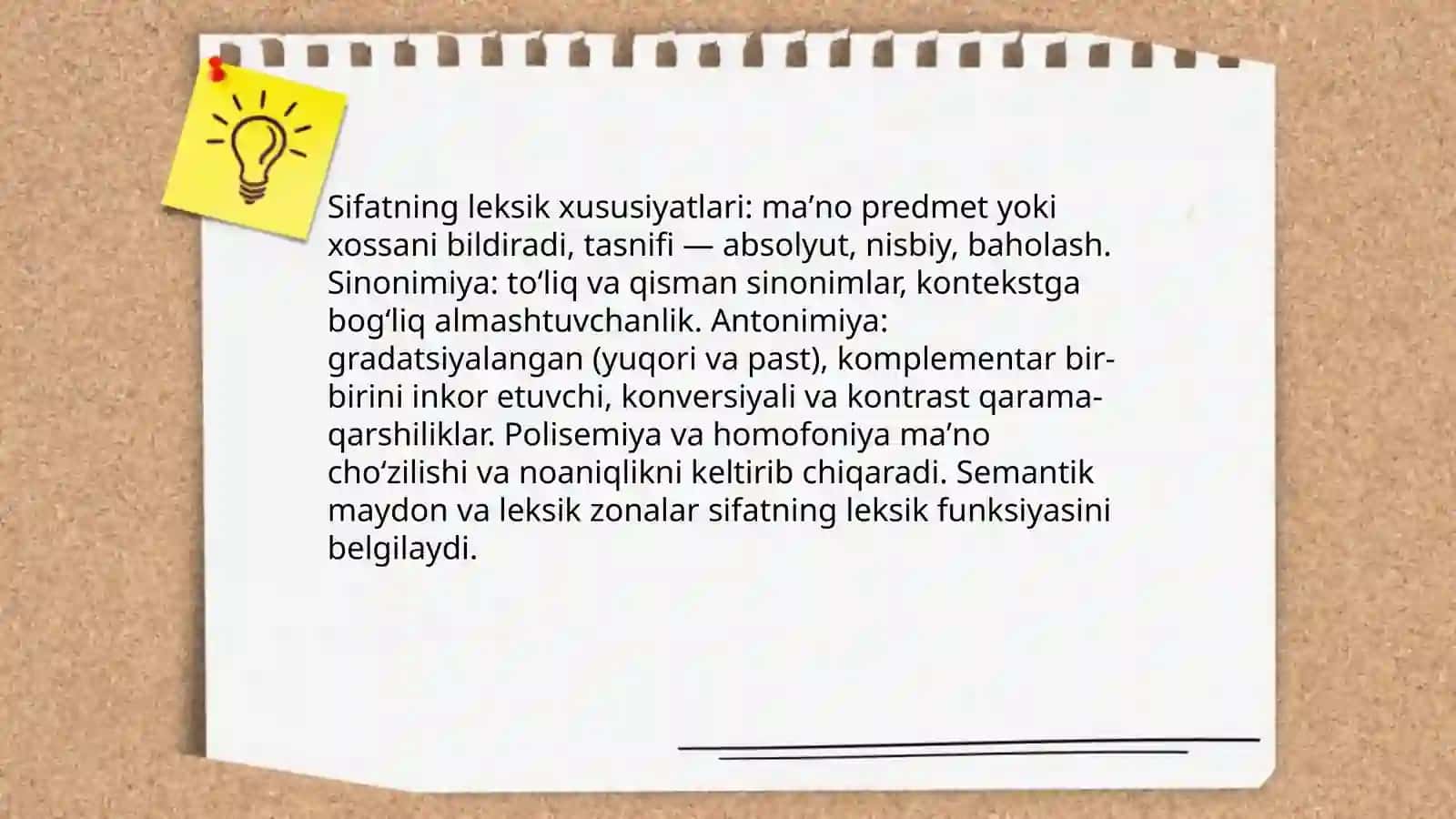 Sifatning leksik grammatik xususiyatlari 4