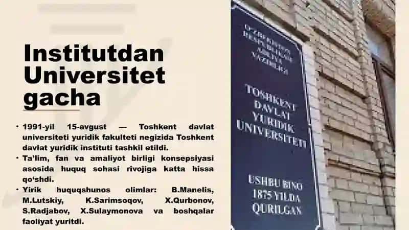 TDYU haqida to'liqn ma'lumot beruvchi taqdimot 4
