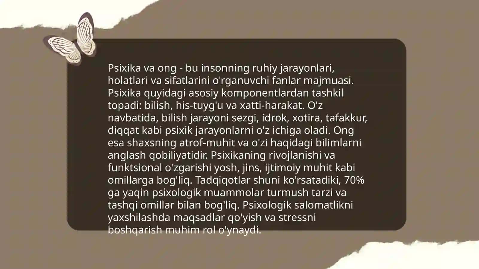 Psixika xaqida tushuncha 4