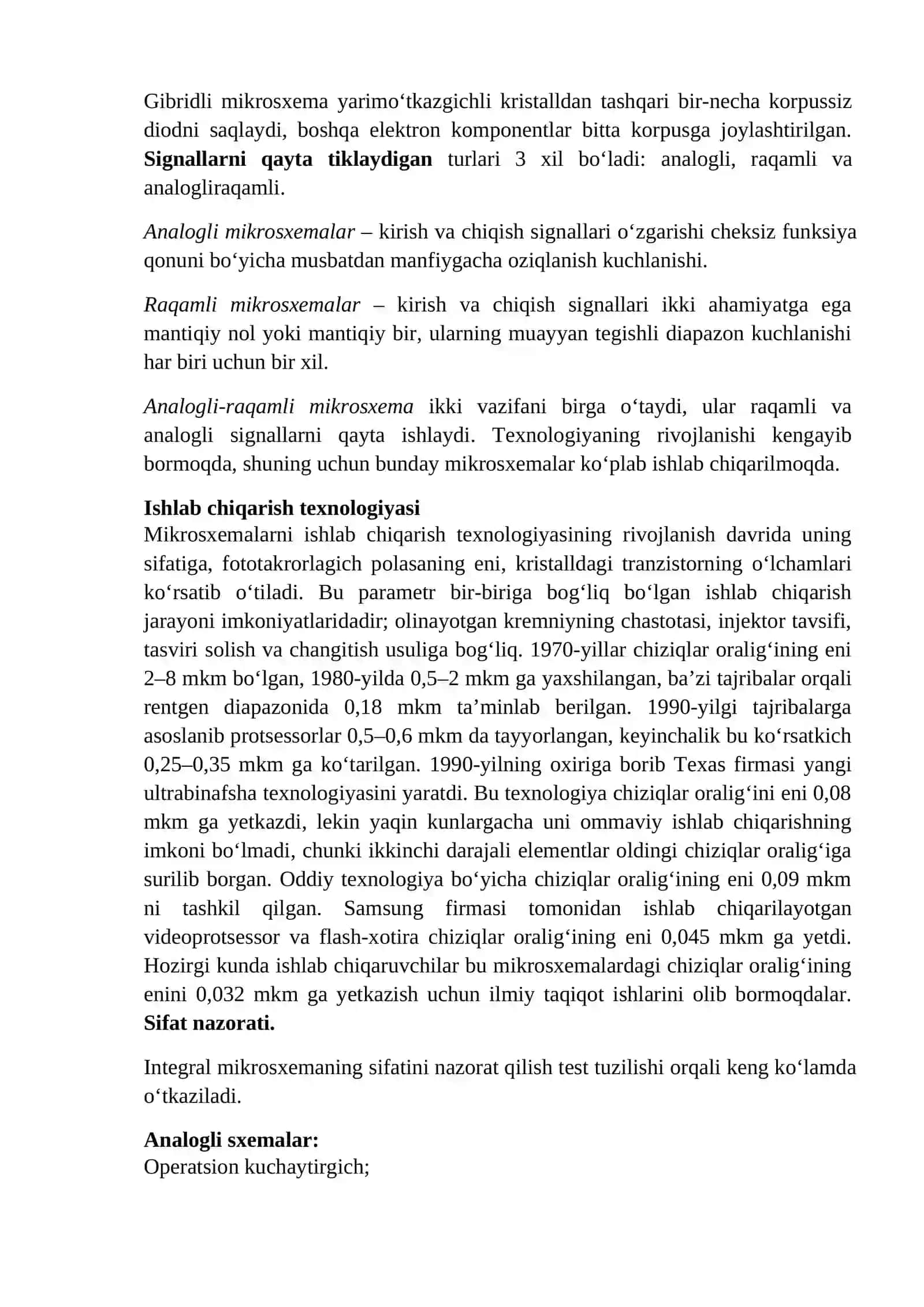 Raqamli mikrosxemalar bilan tanishish 4