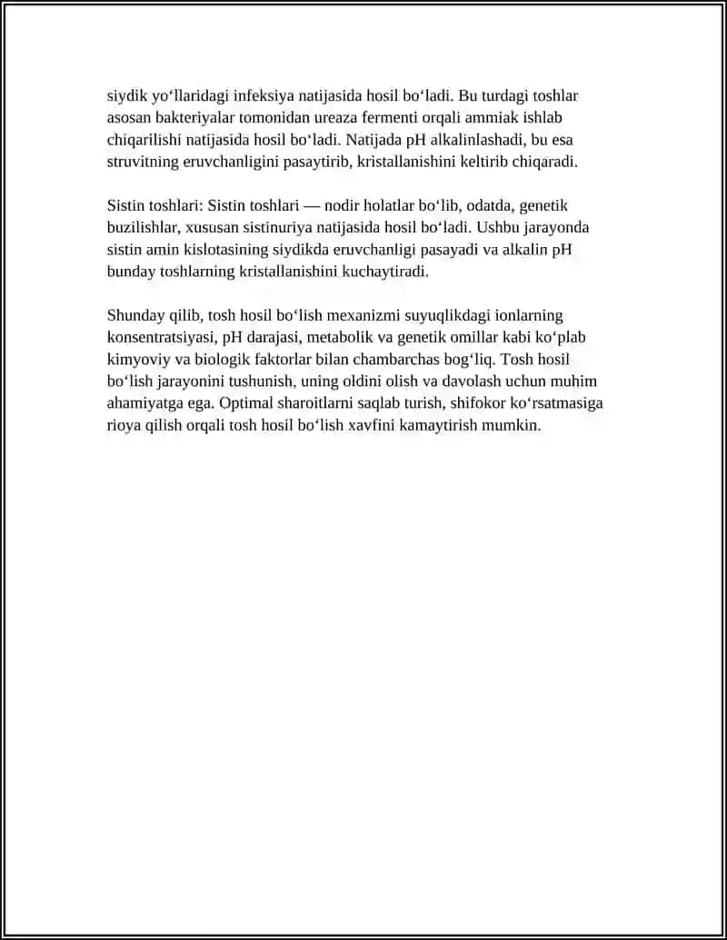 TOSH KASALLIKLARINING KIMYOVIY ASOSLARI 4
