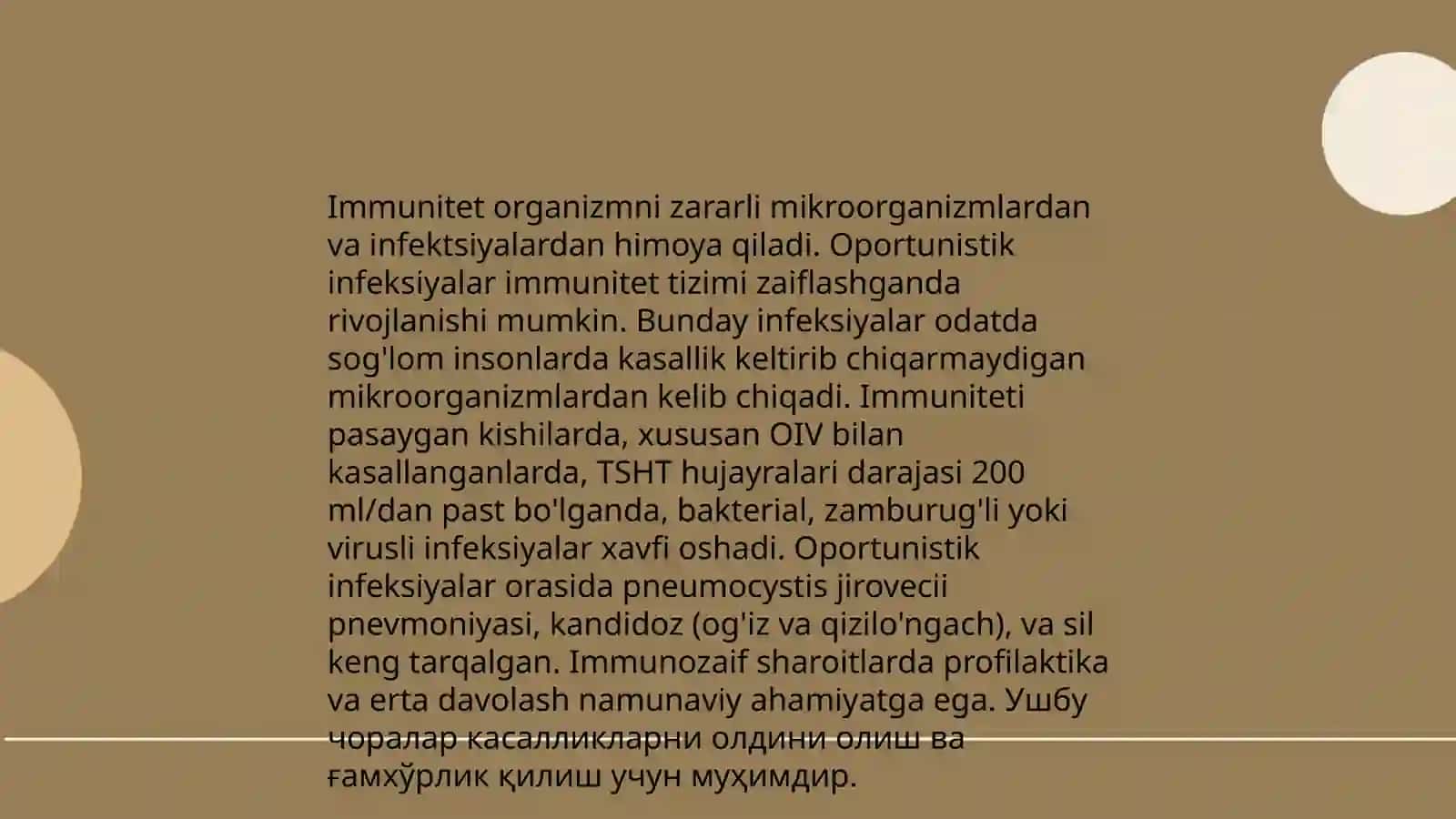 Oportunistik Infeksiyalar Qozg'atuvchilari 4