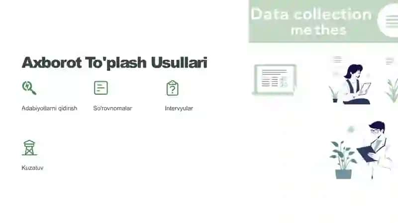Tadqiqotda Ilmiy Axborotlarni To'plash 4