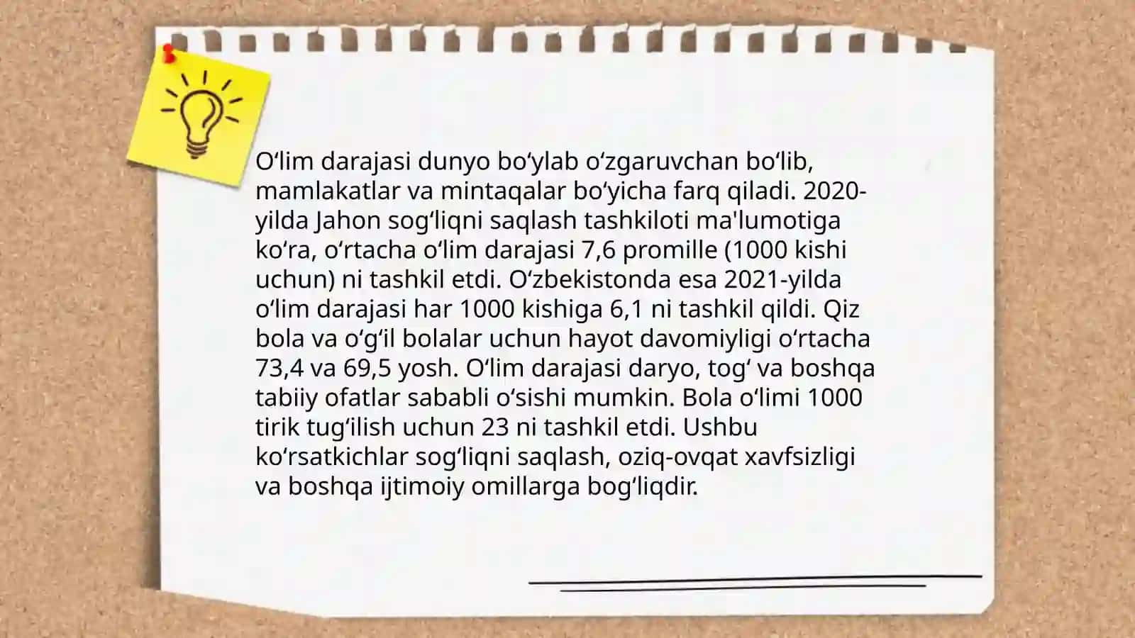 Oʻzbekiston aholisini demografik bashoratlash 4