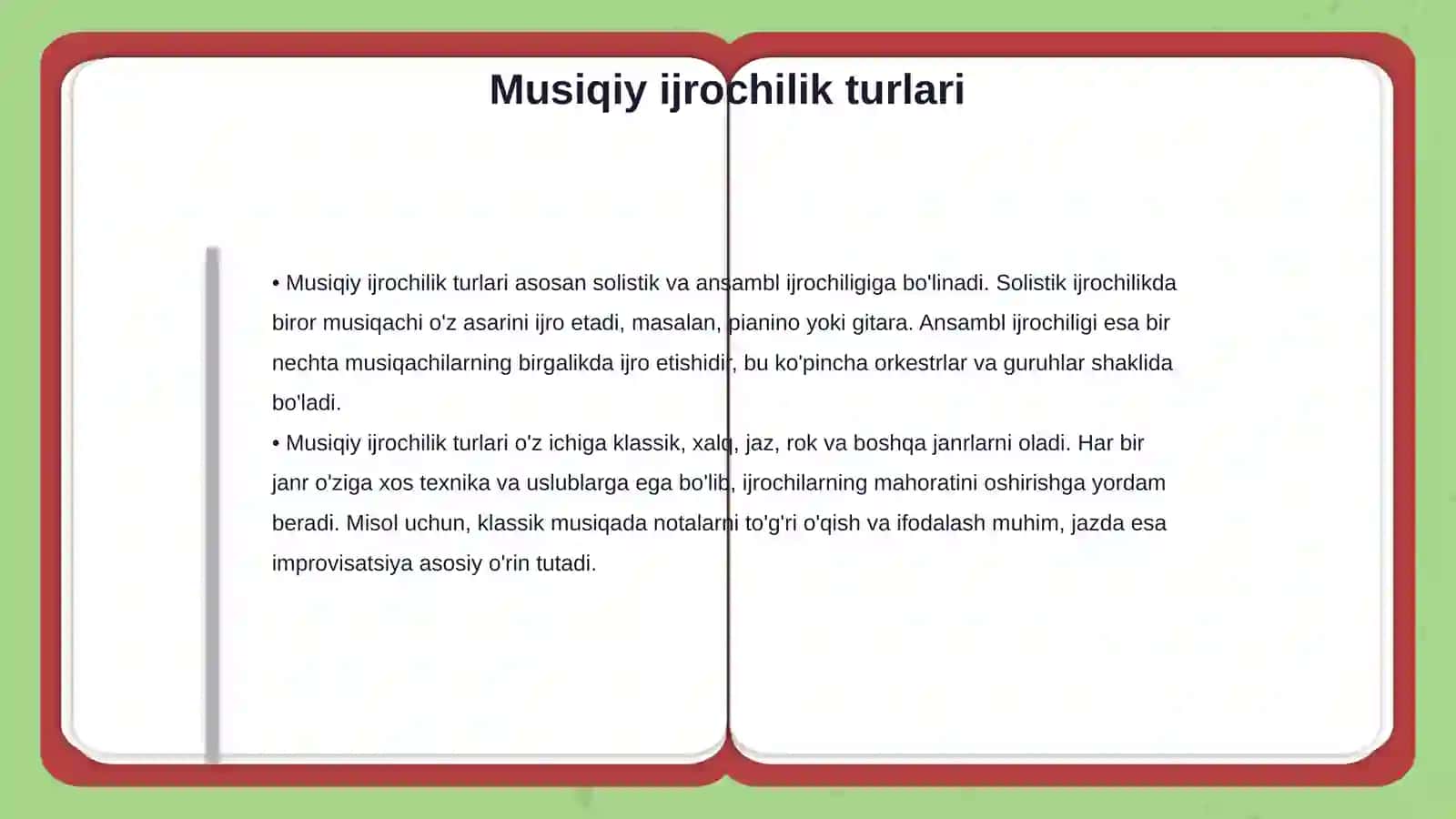 Musiqiy faoliyat turlari 4