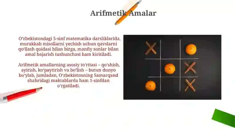 Arifmetik amallar.Qiymat berish operatori 4