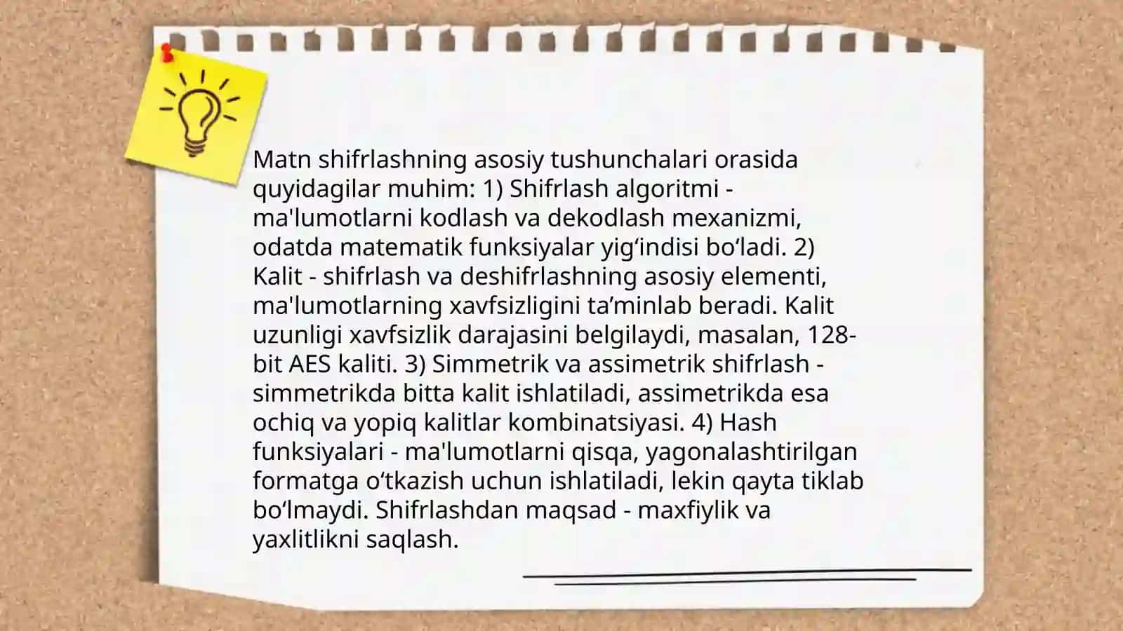 Sodda shifrlash algoritmlari asosida matnni shifrlovchi dastur 4