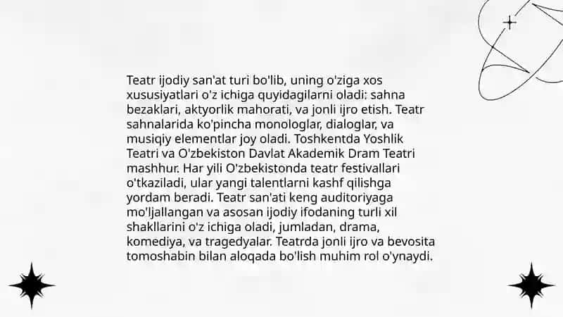Teatrlashtirilgan tomosha 4