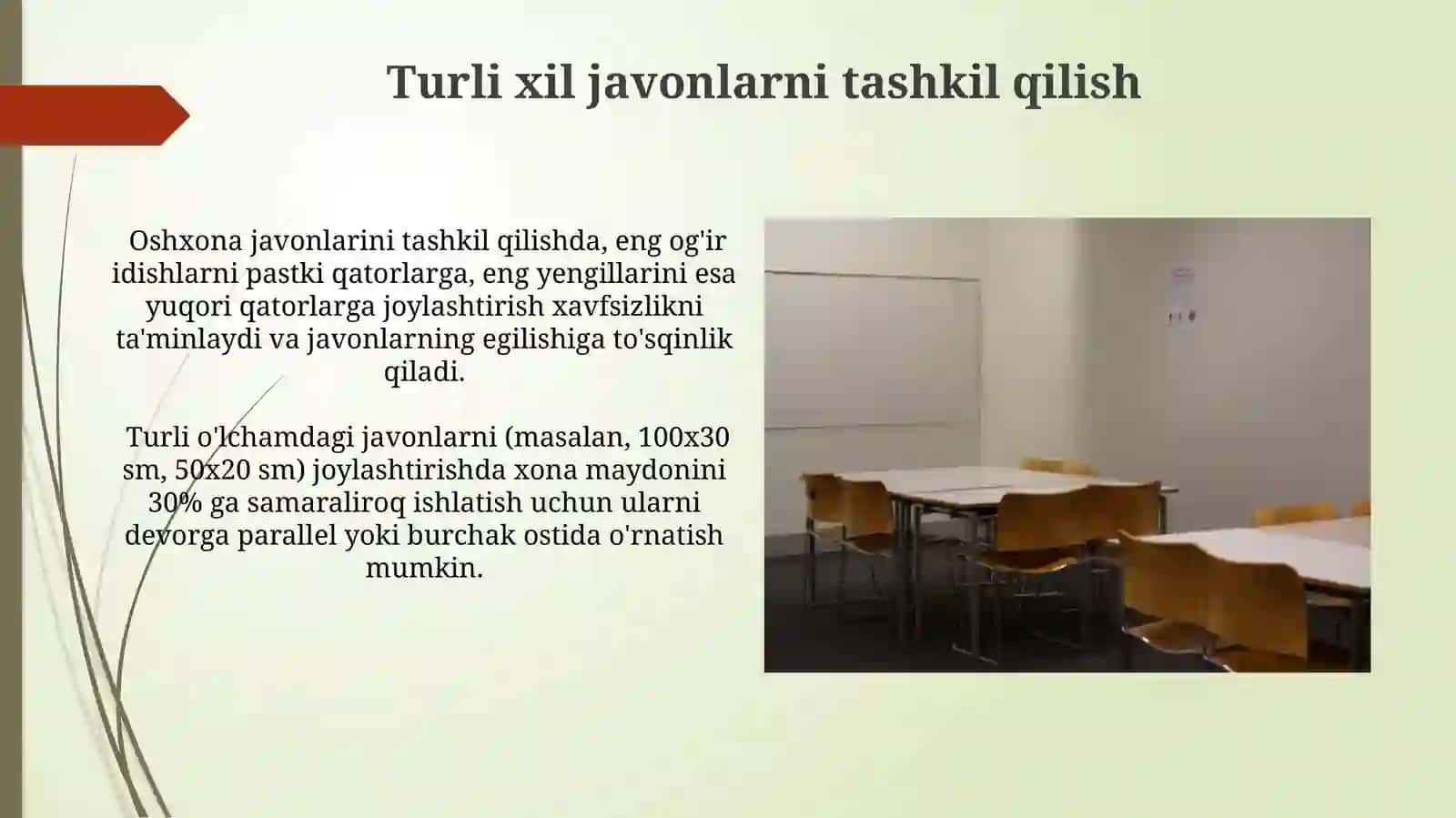 GURUHLARDA TURLI XIL BURCHAK VA JOYLARNI TASHKILLASHTIRISH 4
